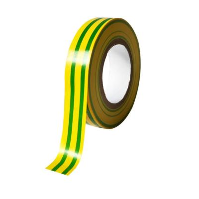 安赛瑞 PVC地线标识胶带 12415 17mm*18m*0.13mm 黄绿双色 10卷/组